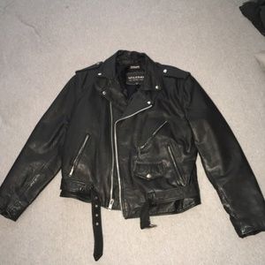Wilson's Leather Motorcycle Riding Jacket. Large